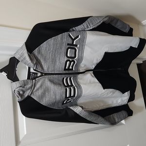 Reebok track/ Athletic light jacket Black Gray